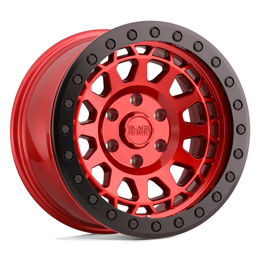 Black Rhino Hard Alloys PRIMM BEADLOCK Candy Red W/ Black Ring wheel