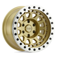 Black Rhino Hard Alloys PRIMM BEADLOCK Matte Gold W/ Machined Ring wheel
