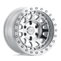 Black Rhino Hard Alloys PRIMM BEADLOCK Silver W/ Mirror Face Mach Rg wheel