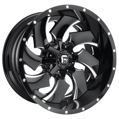 Fuel 1PC D239 CLEAVER Gloss Black Milled wheel