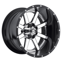 Fuel 1PC D260 MAVERICK Chrome W/ Gloss Black Lip wheel