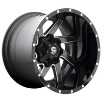 Fuel 1PC D265 RENEGADE Matte Black Milled wheel