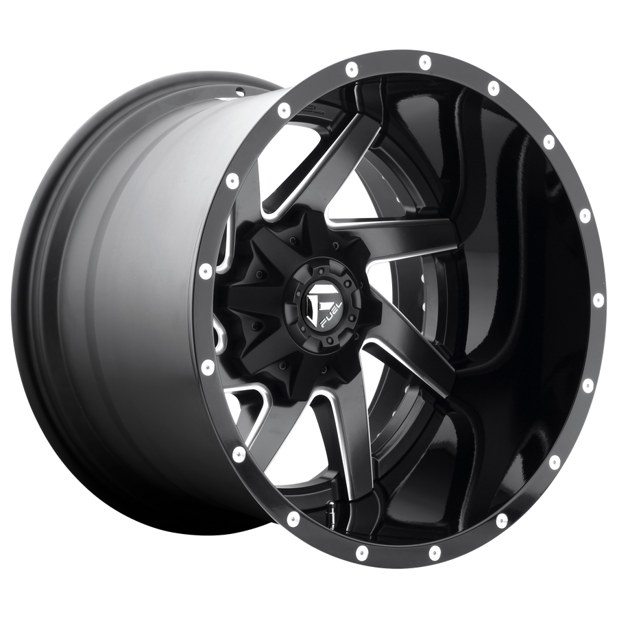 Fuel 1PC D265 RENEGADE Matte Black Milled wheel