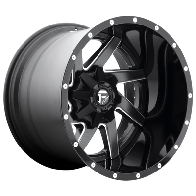 Fuel 1PC D265 RENEGADE Matte Black Milled wheel