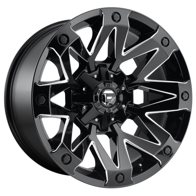 Fuel 1PC D555 AMBUSH Gloss Black Milled wheel