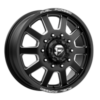 Fuel Mono DE09 FF09D Matte Black Milled wheel