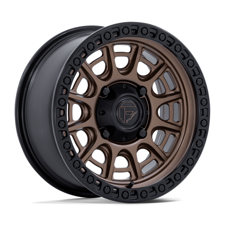 Fuel UTV FV832 CYCLE UTV Matte Bronze W Matte Black Lip wheel