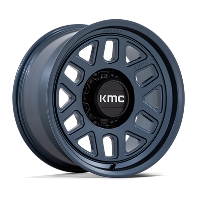 KMC KM451 MESA FORGED MONOBLOCK Metallic Blue wheel