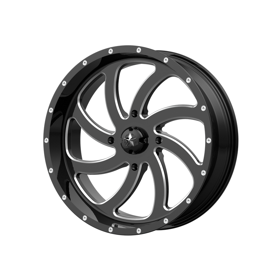 MSA Offroad Wheels M36 SWITCH UTV Gloss Black Milled wheel
