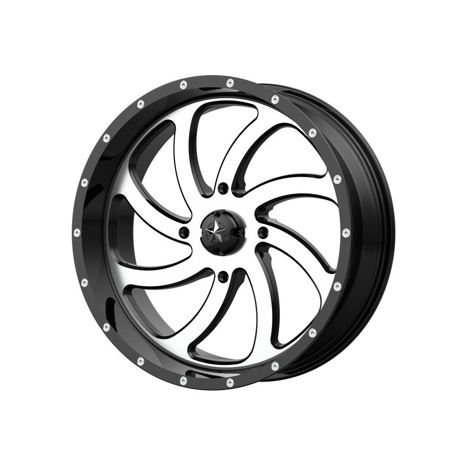 MSA Offroad Wheels M36 SWITCH UTV Machined Gloss Black wheel
