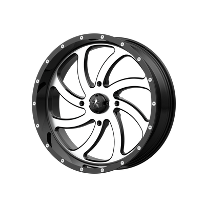 MSA Offroad Wheels M36 SWITCH UTV Machined Gloss Black wheel