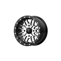 MSA Offroad Wheels M37 BRUTE UTV BEADLOCK Gloss Black Machined wheel