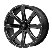 MSA Offroad Wheels M42 BOUNTY UTV Satin Black Milled wheel