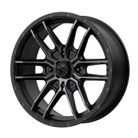 MSA Offroad Wheels M43 FANG UTV Satin Black W/ Titanium Tint wheel