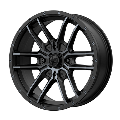 MSA Offroad Wheels M43 FANG UTV Satin Black W/ Titanium Tint wheel