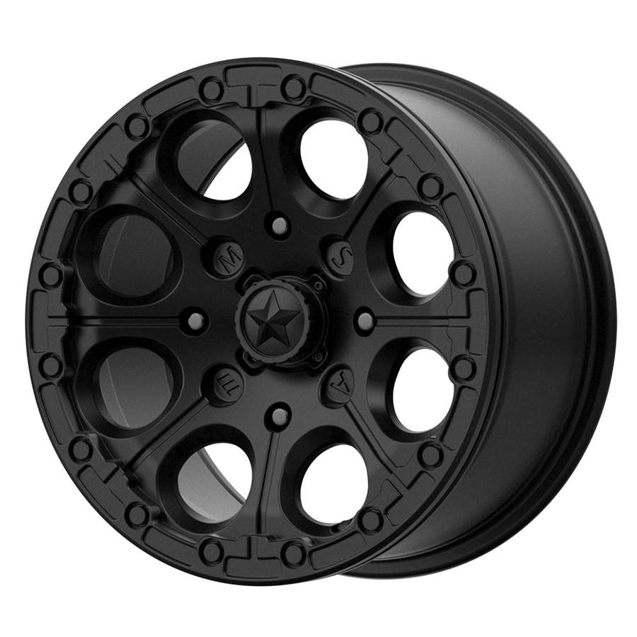 MSA Offroad Wheels M44 CANNON UTV BEADLOCK Satin Black wheel
