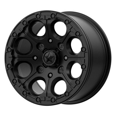 MSA Offroad Wheels M44 CANNON UTV BEADLOCK Satin Black wheel