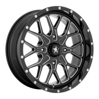 MSA Offroad Wheels M45 PORTAL UTV Gloss Black Milled wheel
