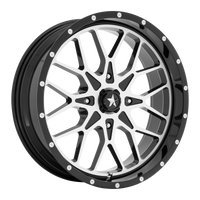 MSA Offroad Wheels M45 PORTAL UTV Gloss Black Machined wheel