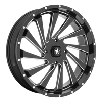 MSA Offroad Wheels M46 BLADE UTV Gloss Black Milled wheel