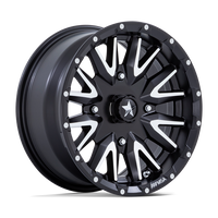 MSA Offroad Wheels M49 CREED UTV Matte Black Machined wheel