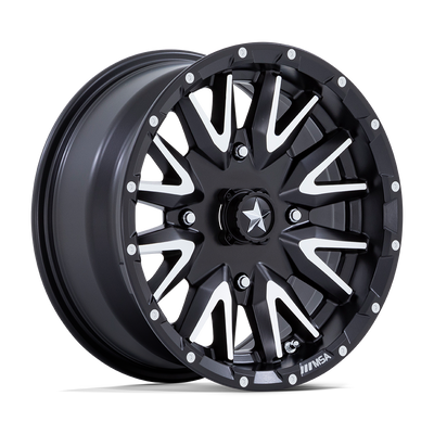 MSA Offroad Wheels M49 CREED UTV Matte Black Machined wheel
