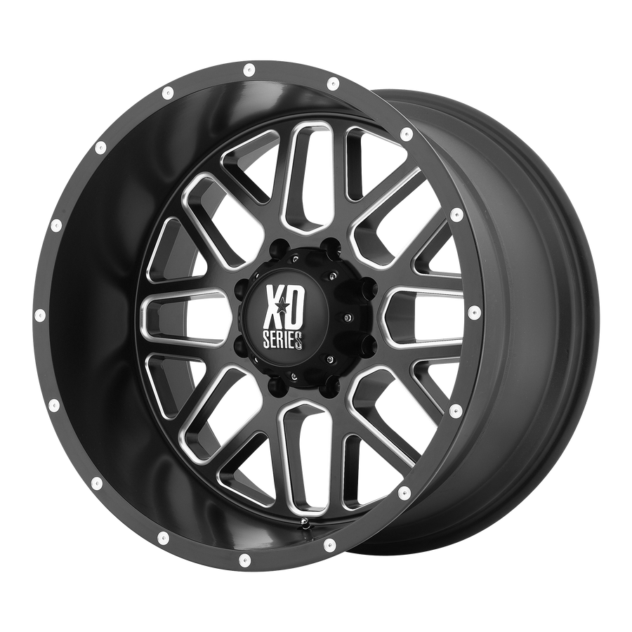 XD XD818 HEIST Satin Black Milled W/ Btcc wheel
