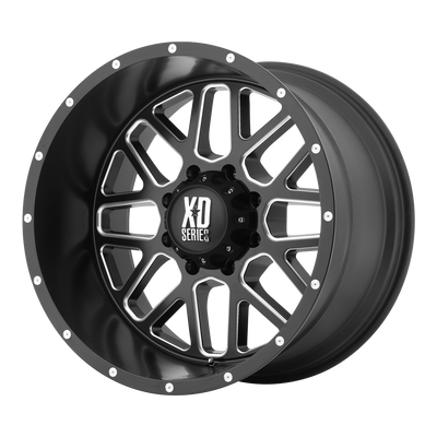 XD XD818 HEIST Satin Black Milled W/ Btcc wheel