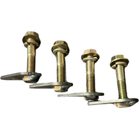 Exhaust Header Down Pipe Bolt and Flag-Nut Set for Jeep TJ / XJ / ZJ / YJ / WJ / LJ