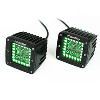 High-Output RGB Pod Lights Red