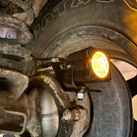 Toyota FJ80 Landcruiser Steerable Knuckle Pod Light Mounts (1990-1997)