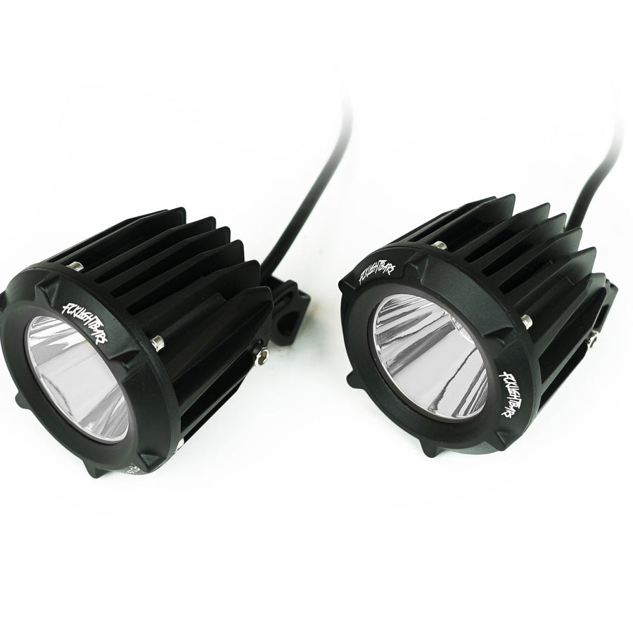 3-Inch FCK RP-S1 Round LED Light Pods (White)