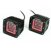 High-Output RGB Pod Lights Red