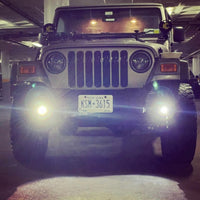 Jeep TJ XJ YJ ZJ Steerable Knuckle Pod Light Mounts (1984-2006 Wrangler/Cherokee)