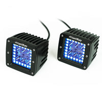 High-Output RGB Pod Lights Red