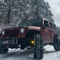 Jeep JK Steerable Knuckle Pod Light Mounts (2007-2018 Wrangler)