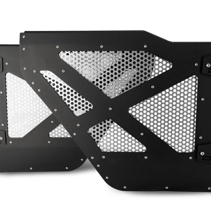Jeep JL & JT Half-Doors With Aluminum Mesh