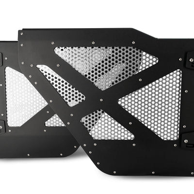 Jeep JL & JT Half-Doors With Aluminum Mesh