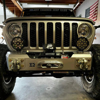 Gauntlet Front Bumper w/Winch Plate for Jeep JL/JT (2018-2024)