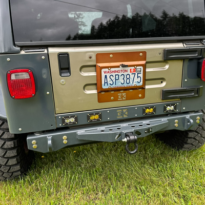 License Plate Relocation Kit for Jeep Wrangler TJ / YJ / LJ (1986-2006)