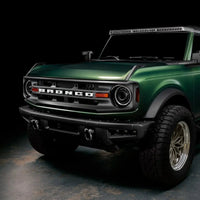 2021-2024 Ford Bronco Triple LED Fog Light Kit for Steel Bumper