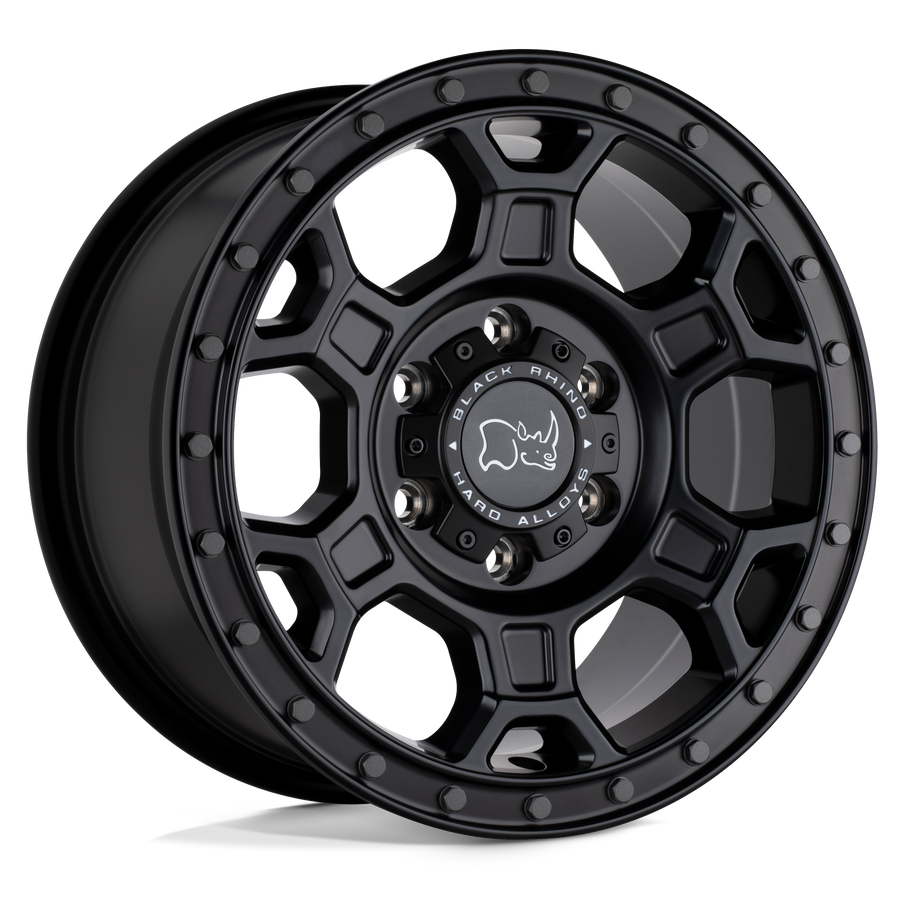 Black Rhino Hard Alloys MIDHILL Matte Black W/ Gunmetal Bolts wheel