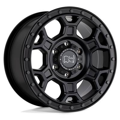 Black Rhino Hard Alloys MIDHILL Matte Black W/ Gunmetal Bolts wheel