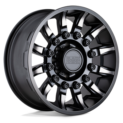 Black Rhino Hard Alloys MISSION Matte Black W/ Machined Tint wheel