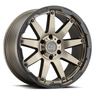 Black Rhino Hard Alloys OCEANO Matte Bronze W/ Black Ring wheel