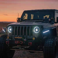 Oculus™ Switchback Bi-LED Projector Headlights for Jeep Wrangler JL/ Gladiator JT