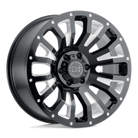 Black Rhino Hard Alloys PINATUBO Gloss Black Milled wheel