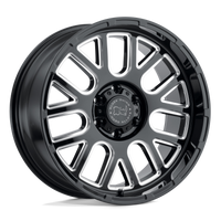 Black Rhino Hard Alloys PISMO Gloss Black W/ Milled Spokes wheel