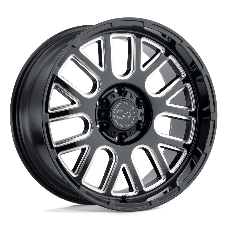 Black Rhino Hard Alloys PISMO Gloss Black W/ Milled Spokes wheel