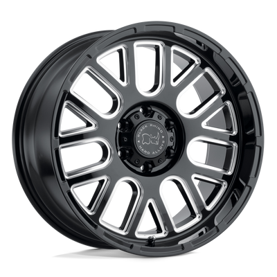 Black Rhino Hard Alloys PISMO Gloss Black W/ Milled Spokes wheel